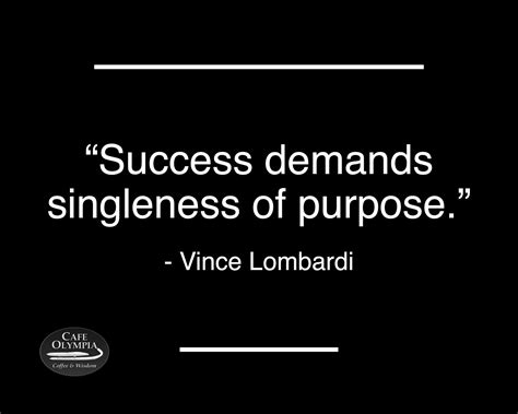 Success Sign: Lombardi on Focus - Ruben Gonzalez