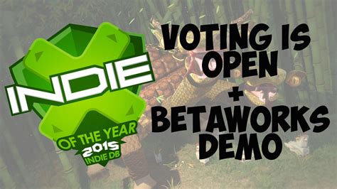 Betaworks Multi Demo Indie Game Of The Year Voting Youtube