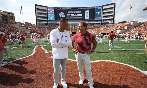 Steve Sarkisian Pays Tribute To Nick Saban Saying Texas Needs To Avoid