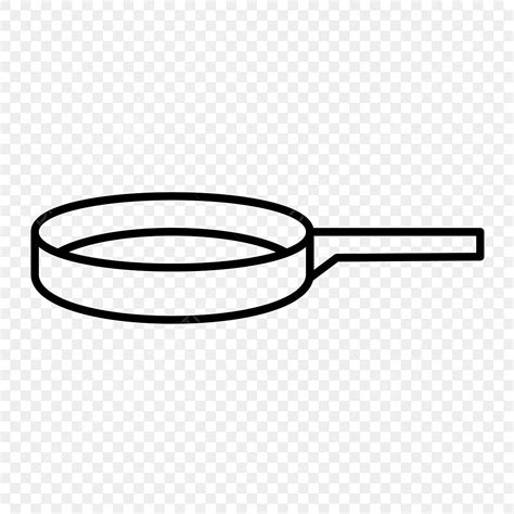 Pan Outline Clipart Hd Png Pan Outline Icon Pan Cookware Fry Png