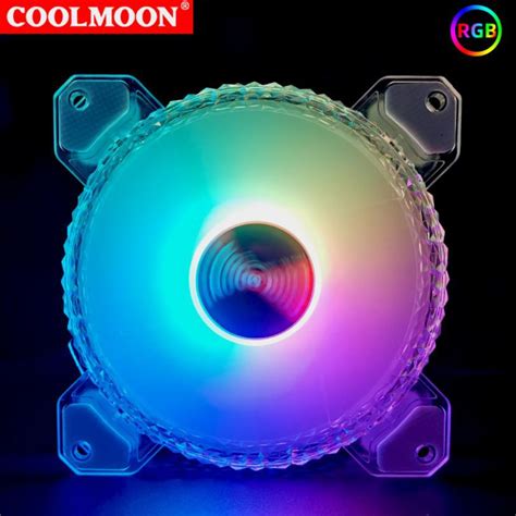 Quạt Tản Nhiệt Fan Case Led RGB Coolmoon D1 Đồng Bộ Hub Coolmoon