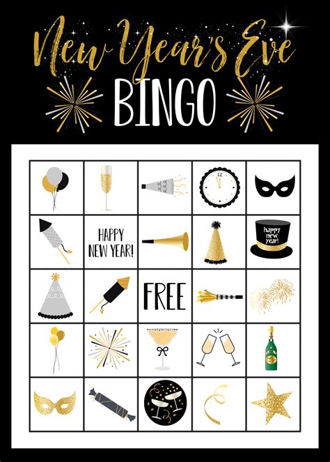 New Years Eve Games For Adults Printable Games Years Minute Win Eve