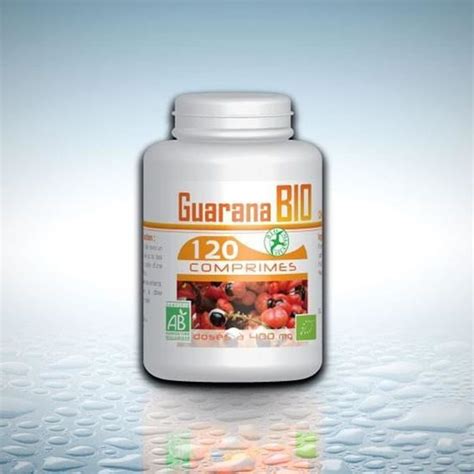 Guarana Bio 400 mg 120 comprimés Cdiscount Santé Mieux vivre