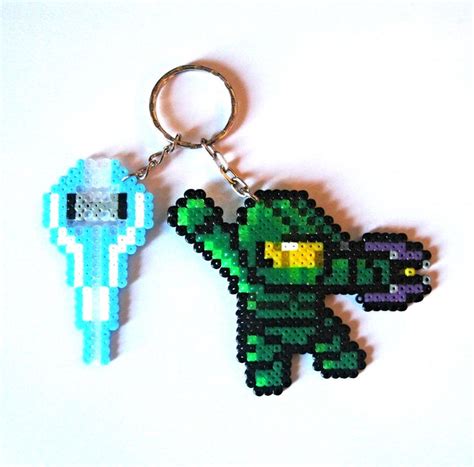 Halo Sprites Keychain Sprite Xl Brooch Magnet Llavero