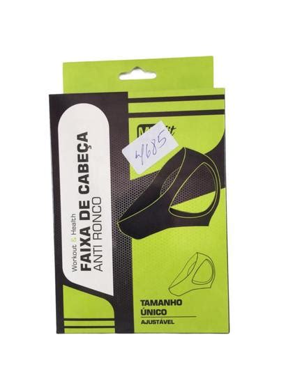 Faixa Anti Ronco Ajustável Cabeça Queixo Apneia Neoprene MBFIT