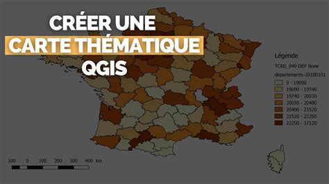 Créer une Carte Thématique Avec Excel QGIS GéoMarketing