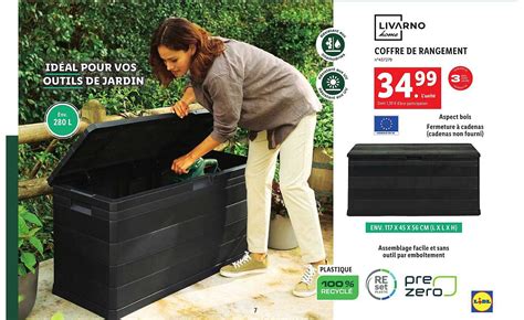 Promo Livarno Home Coffre De Rangement Chez Lidl Icatalogue Fr