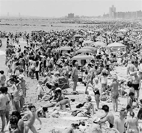 Coney Island Beach Crowds From July 4's Of The Past