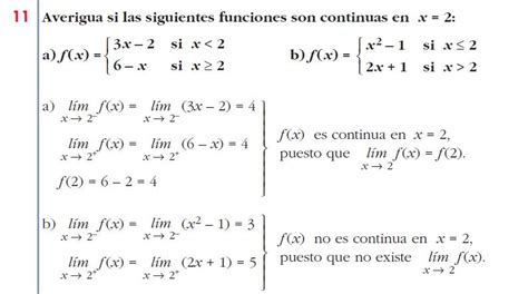 Ejercicios De Continuidad Gu A Paso A Paso