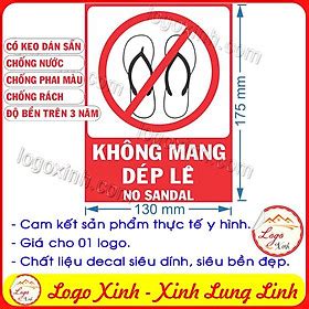 Mua Logo Tem Sticker Bi N B O C M Kh Ng C Mang D P L No Sandal