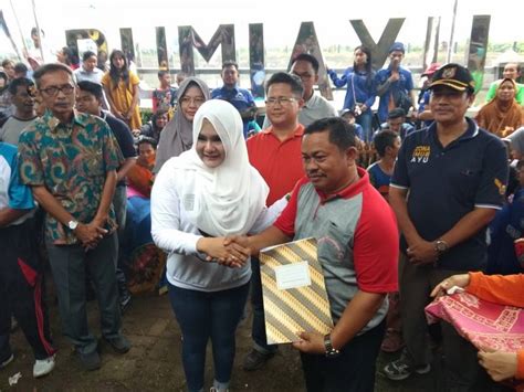 Bupati Mirna Resmikan Wisata Embung Bumiayu Weleri