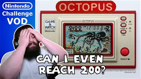 VOD Beating EVERY Nintendo Game Game Watch Octopus Game 25