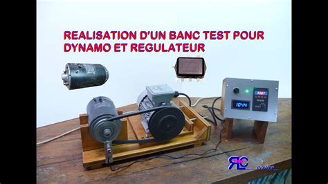 R Alisation D Un Banc Test Pour Dynamo Et R Gulateur Youtube