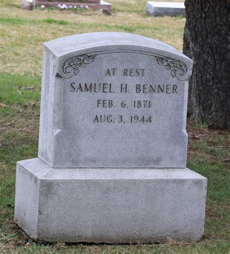 Samuel H Benner Find A Grave Memorial