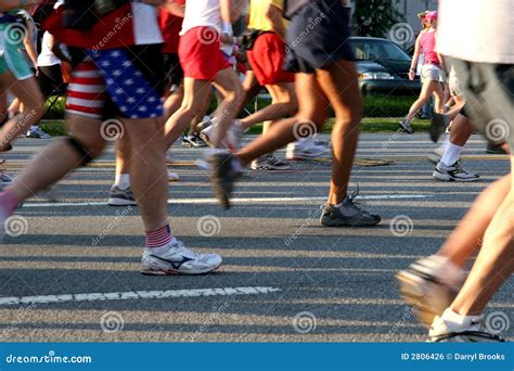 Foot Race stock photo. Image of street, road, running - 2806426