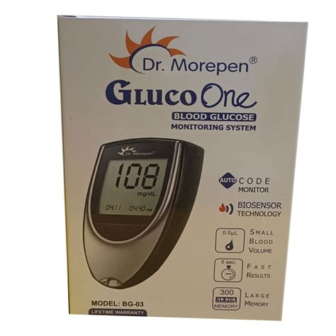 50 Mmol L Dr Morepen Blood Glucose Monitoring System 7 Days Model