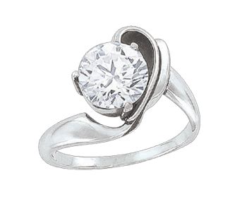 Damen Ring Aus 925er Sterling Silber Mit Zirkonia Russisches Schmuck