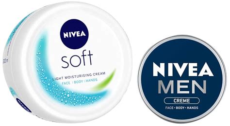 Nivea Soft Light Moisturizer For Face Hand Body Ml Nivea Men