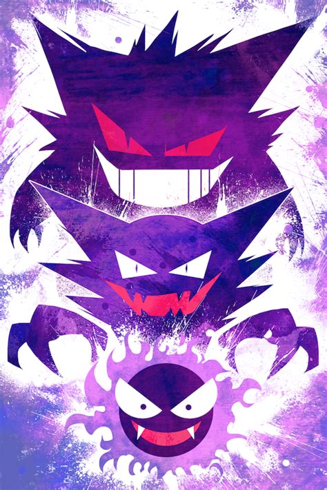 Gengar Haunter Gastly X Wallpaper Teahub Io