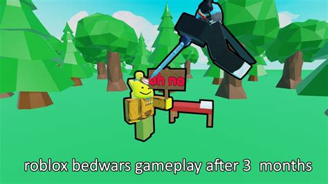 Roblox Bedwars Gameplay After Months Youtube