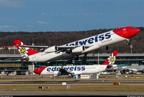 HB JME Edelweiss Air Airbus A340 313 Photo By Jan Leuthy ID 1085457