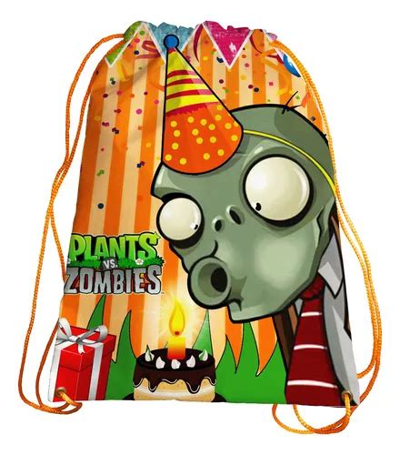 10pz Dulceros Plantas Vs Zombies Recuerdos Morralitos Fiesta Mercadolibre