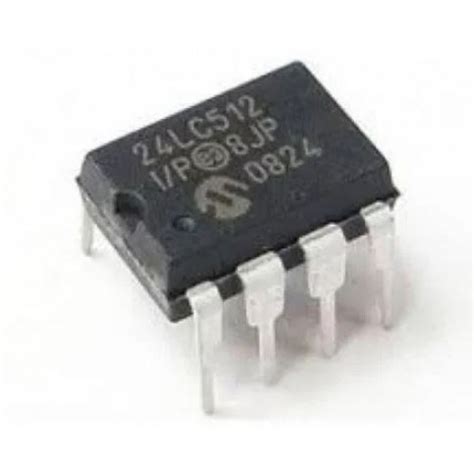 24LC512 24C512 512K Bit Serial I2C Bus EEPROM IC DIP 8 Package