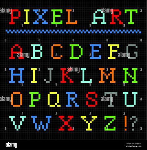 Letras Pixel Art