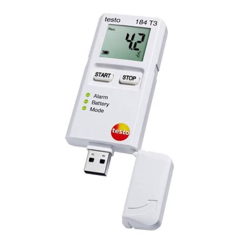 Usb Data Logger Testo 184 T3 Temperature Data Logger For Transport