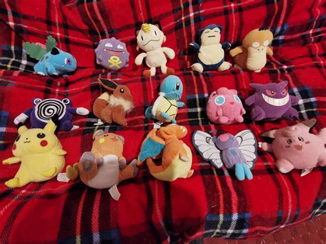 Pokemon gen 1 beanie babies from Hasbro | Pokemon, Pikachu plush ...