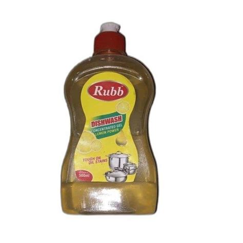 Rubb Concentrated Gel Dishwash At Bottle Dish Wash Gel In