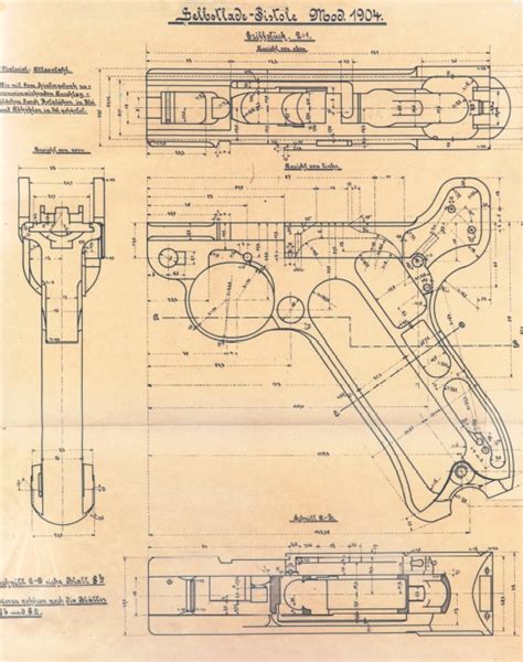 Germania Esercito Germania Drawings Pistola Luger Dwm P Parabellum