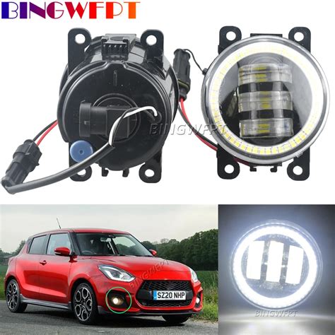 Conjunto De Luces Antiniebla Para Coche Faros Led De Ojo De Ngel Para