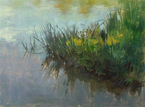 Patrick Saunders Fine Arts Landscape Painting Oil On Panel Edge