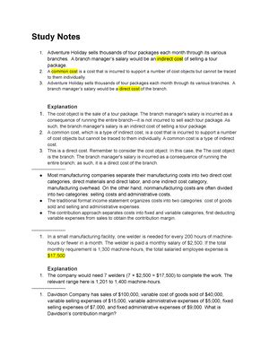 Course Packet Chapter 1 Section 2 Student ACCT 110 Course Packet 2