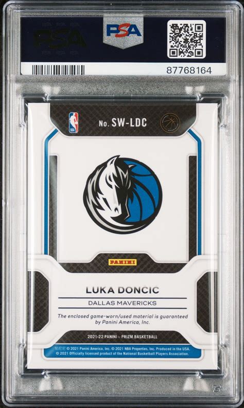 Panini Prizm Sensational Swatches Ldc Luka Doncic Psa Gamestop