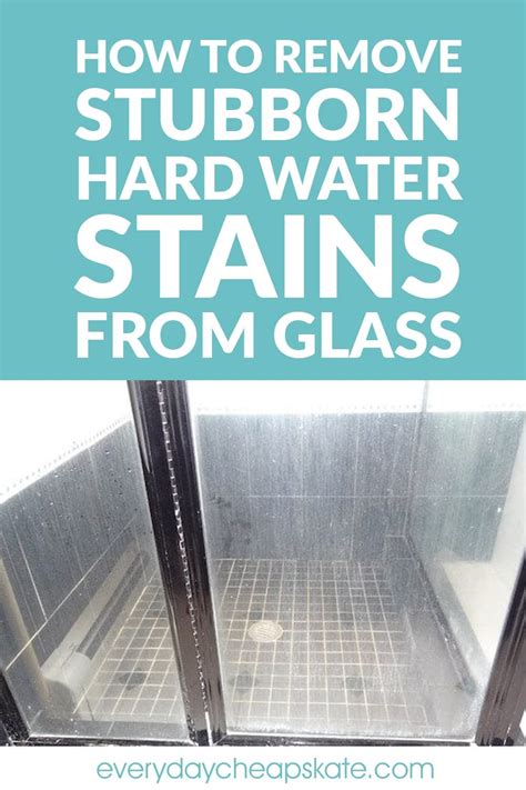 How To Remove Stubborn Hard Water Stains From Glass Shower Doors Artofit