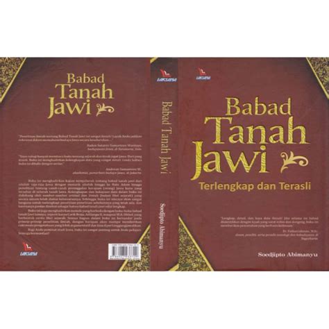 Jual BABAD TANAH JAWI TERLENGKAP DAN TERASLI Shopee Indonesia