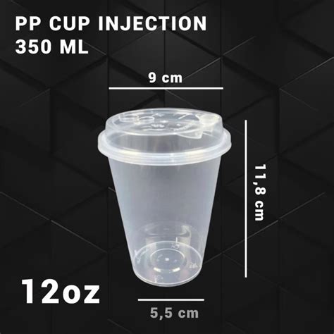 Promo Pp Cup Injection Ml Oz Gelas Plastik Coffee Boba Tea