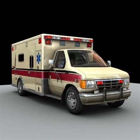 3d model ambulance games