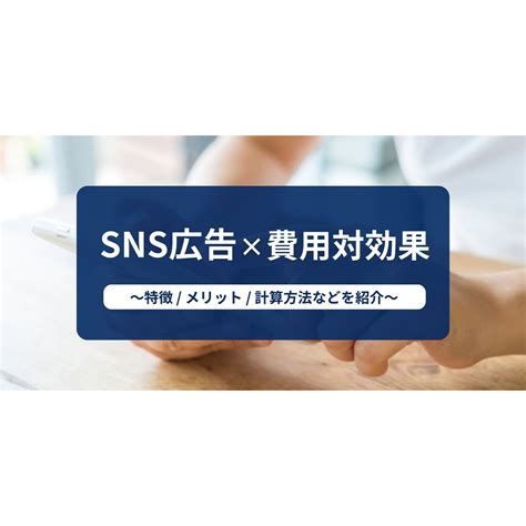 Sns広告の費用対効果を高める方法とは？特徴やメリットも紹介｜アクセルジャパン【公式】 成長企業と新しい日本をつくる