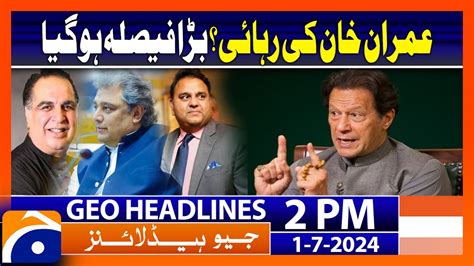 Imran Khan Halts Return Of Pti Deserters Geo News Pm Headlines