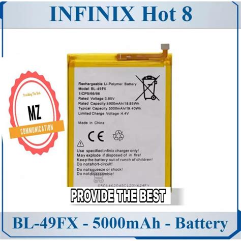 BL FX ORIGINAL BATTERY FOR INFINIX HOT HOT LITE HOT HOT PLAY BL FX MAH