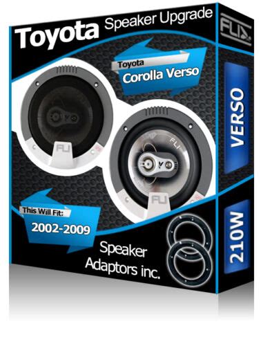 Toyota Corolla Verso Front Door Speakers Fli Car Speakers Speaker