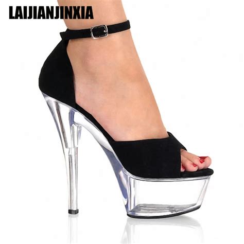 Laijianjinxia Sexy Fetish Red Design 15cm High Heel Shoes Classic 6