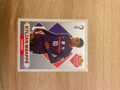 Panini WM 2022 Extra Sticker Kylian Mbappé silber Kaufen auf Ricardo