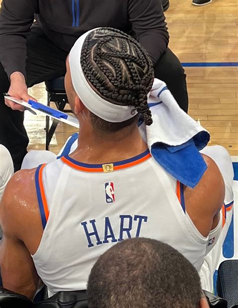 Josh Harts Creative Hair Playoff Play Grows As Knicks Favorite