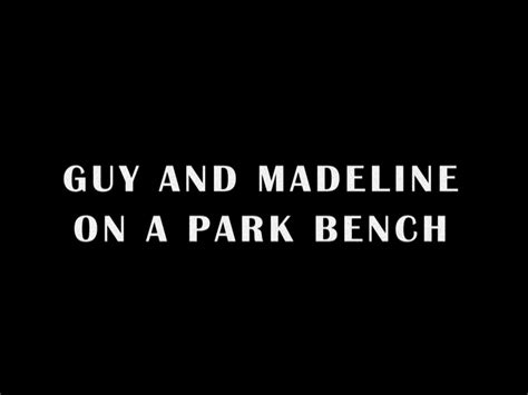 Guy and Madeline on a Park Bench - Desiree Garcia