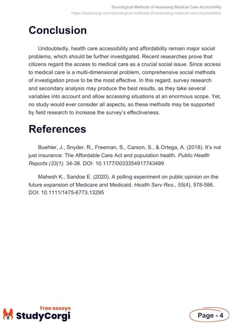 Sociological Methods Of Assessing Medical Care Accessibility Free