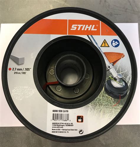 Bobina Filo Stihl Per Decespugliatore Ø 2 7 Quadrato Allia Store